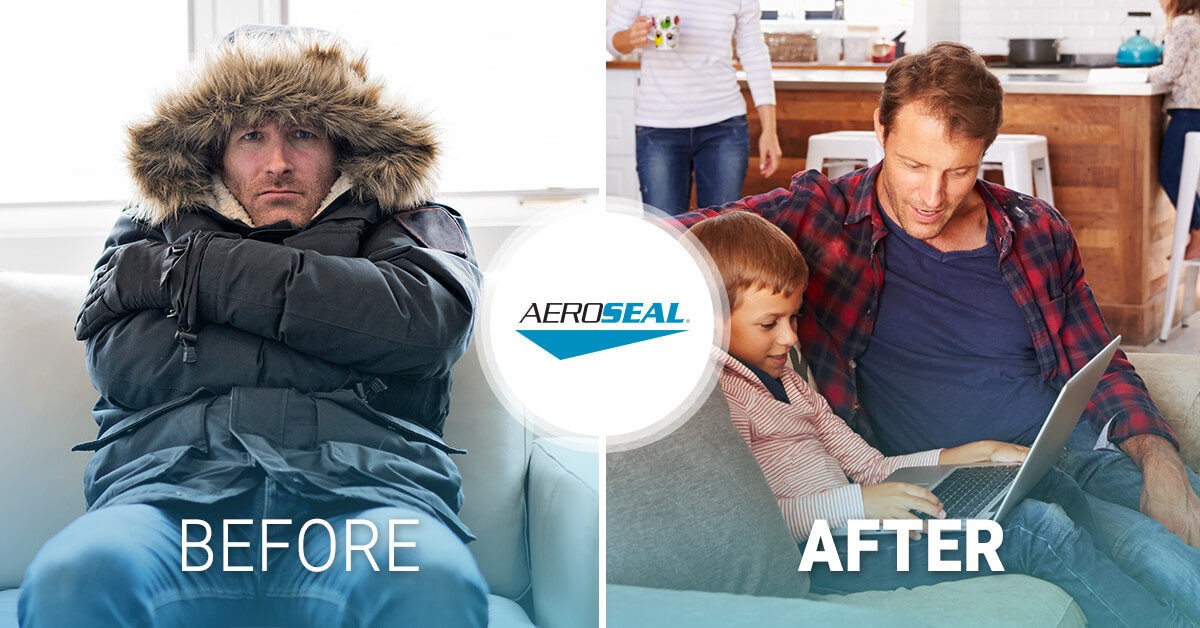 Comfortable Calgary homeowner enjoying even heating and cooling after Aeroseal duct sealing Comfortable Calgary homeowner enjoying even heating and cooling after Aeroseal duct sealing