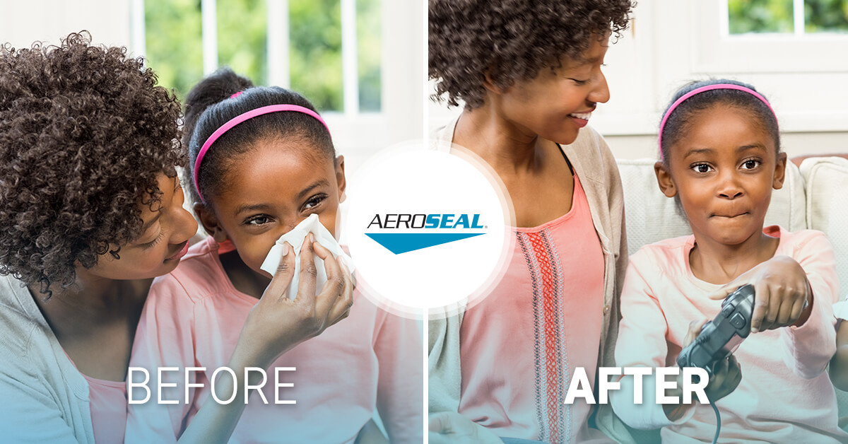 Calgary mother and daughter enjoying comfortable, evenly conditioned air at home after Aeroseal duct sealing