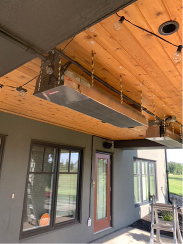 Freestanding patio heater option for Calgary outdoor spaces