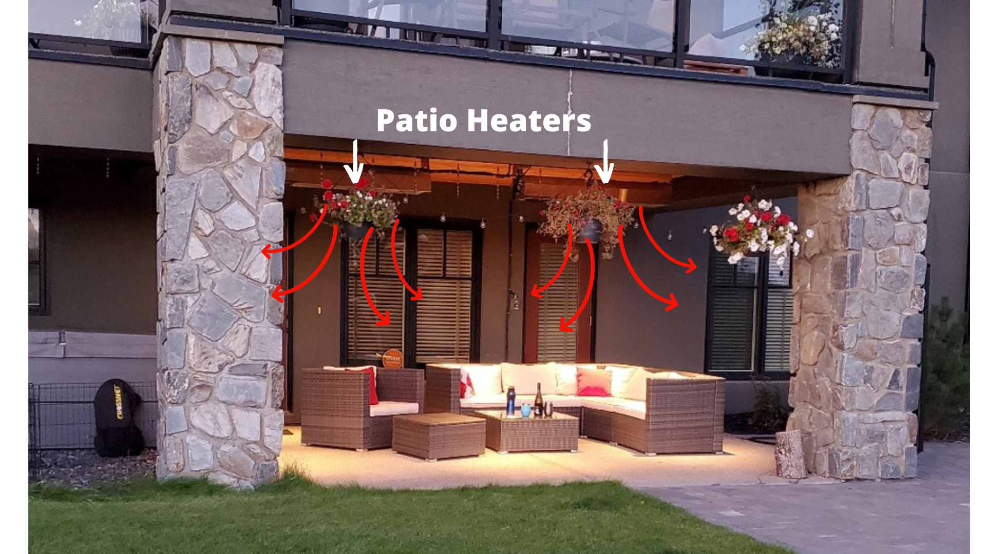 Patio heater style options available for Calgary homes