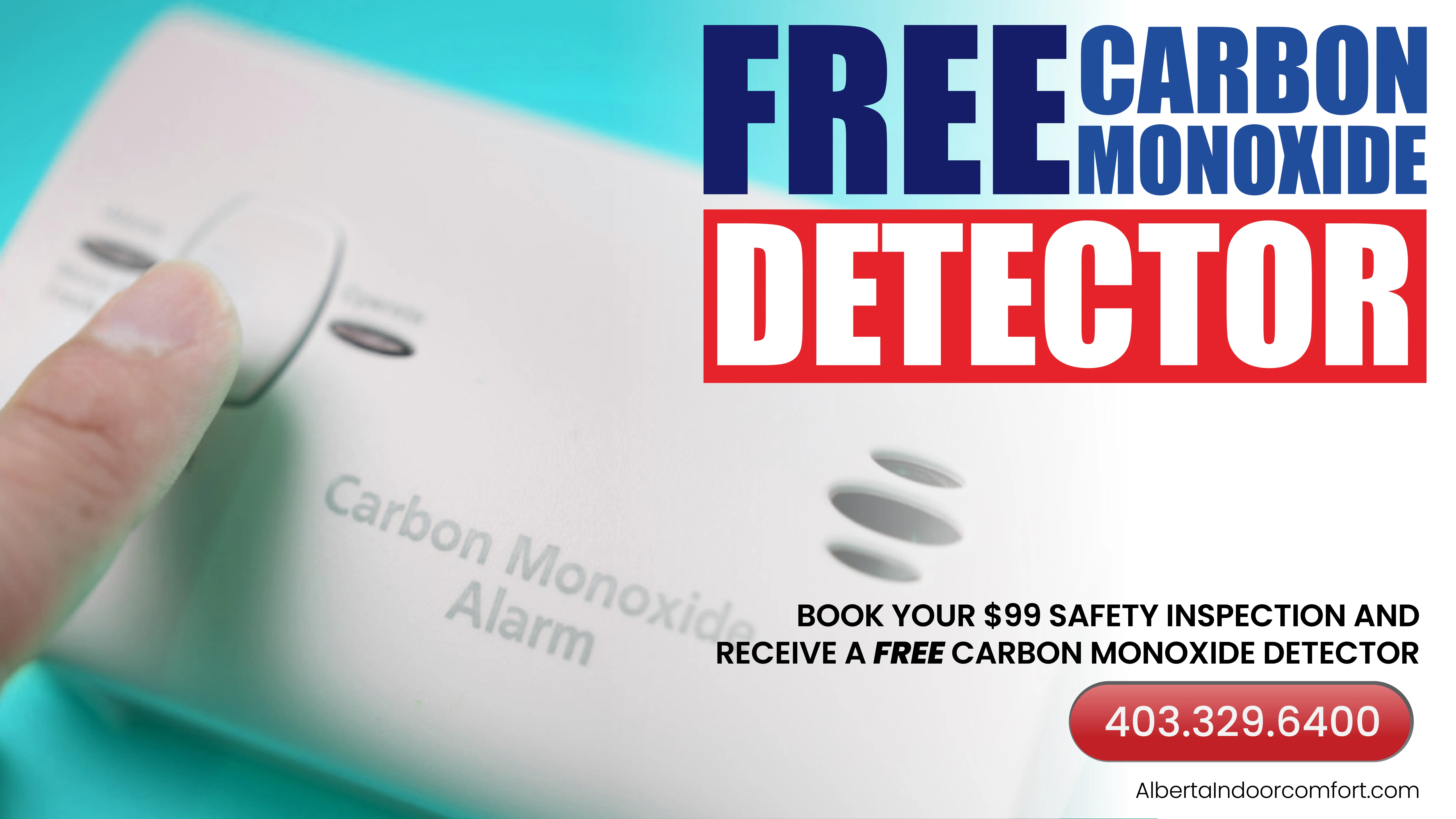 book a home safety inspection and receive a free carbon monoxide installation promotion image