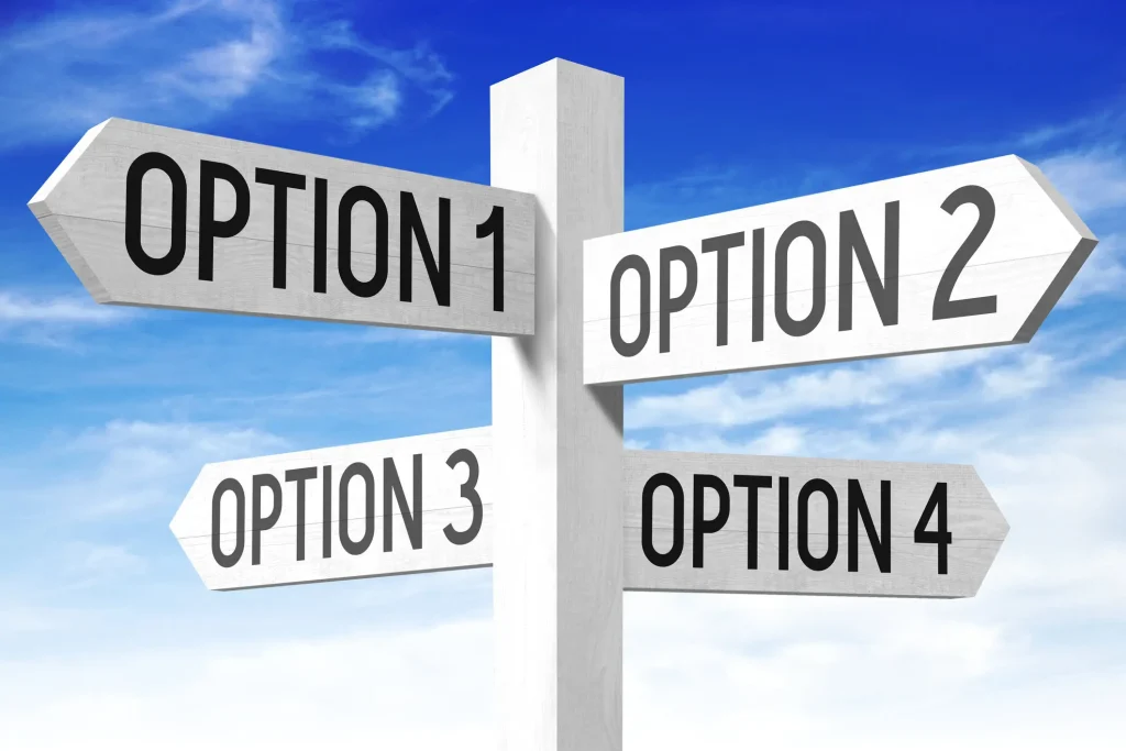 Options image of multiple options for secondary suites