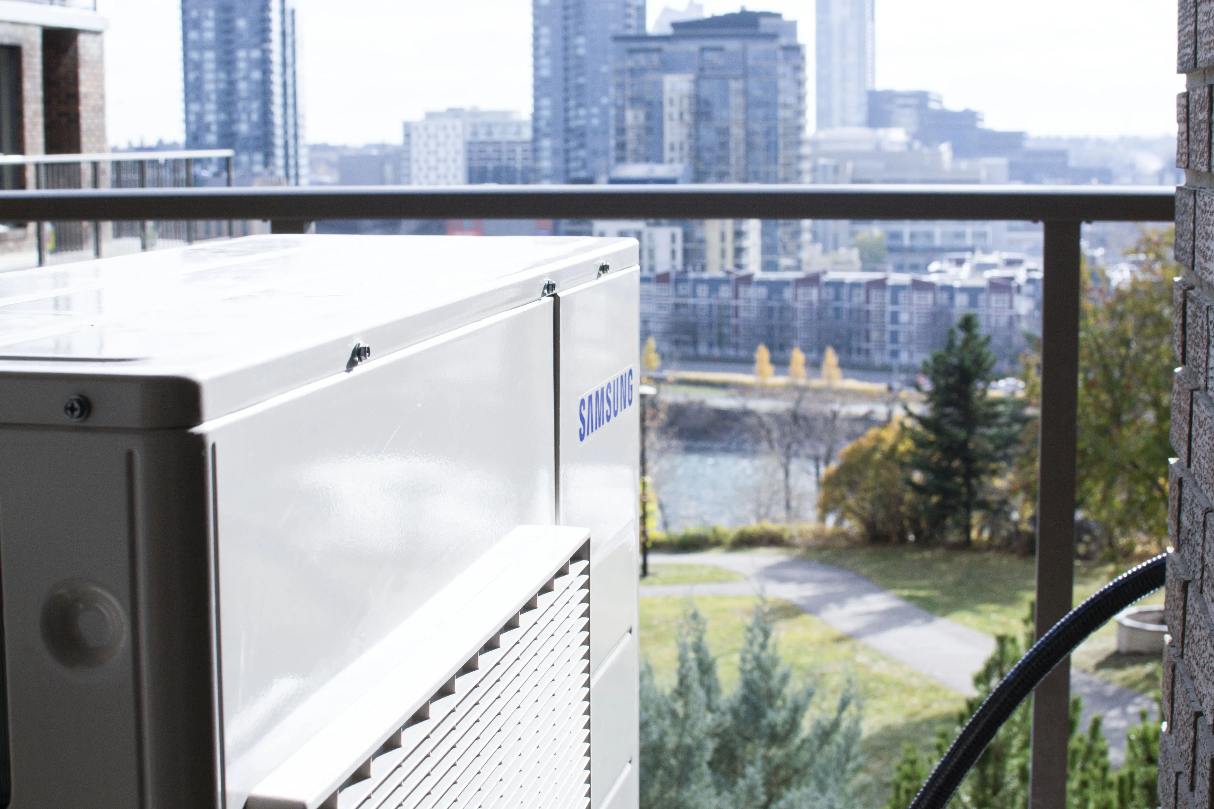 Samsung FJM ductless mini split installation Calgary photo
