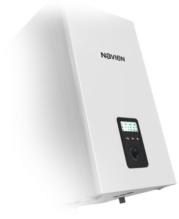 Calgary Boiler Navien NFB-H left angled boiler Calgary Boiler Navien NFB-H left angled boiler