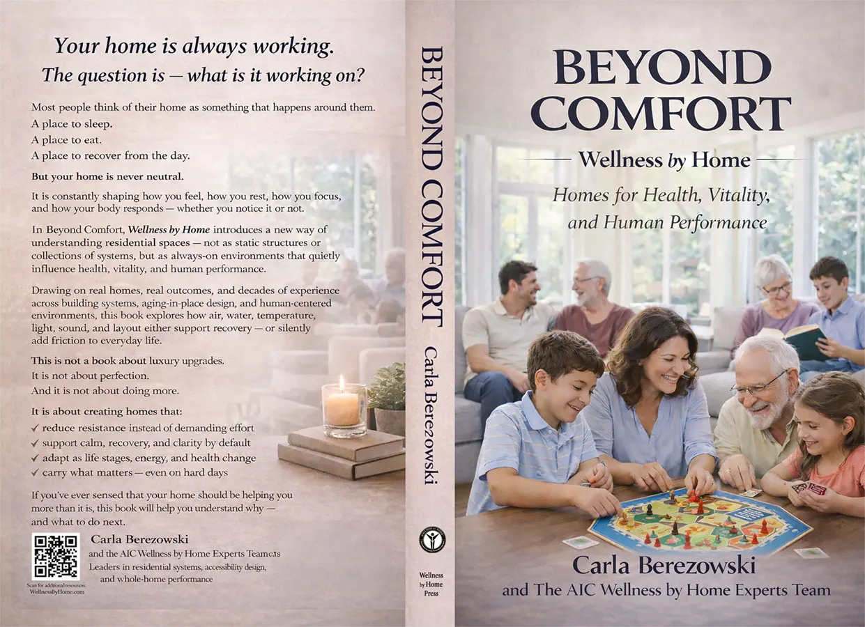 Wellness by Home program brochure cover by Alberta Indoor Comfort February 2026 edition