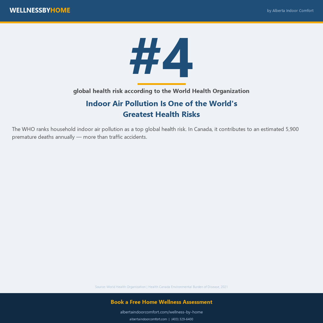 Indoor Air Pollution: The Number 4 Global Health Risk
