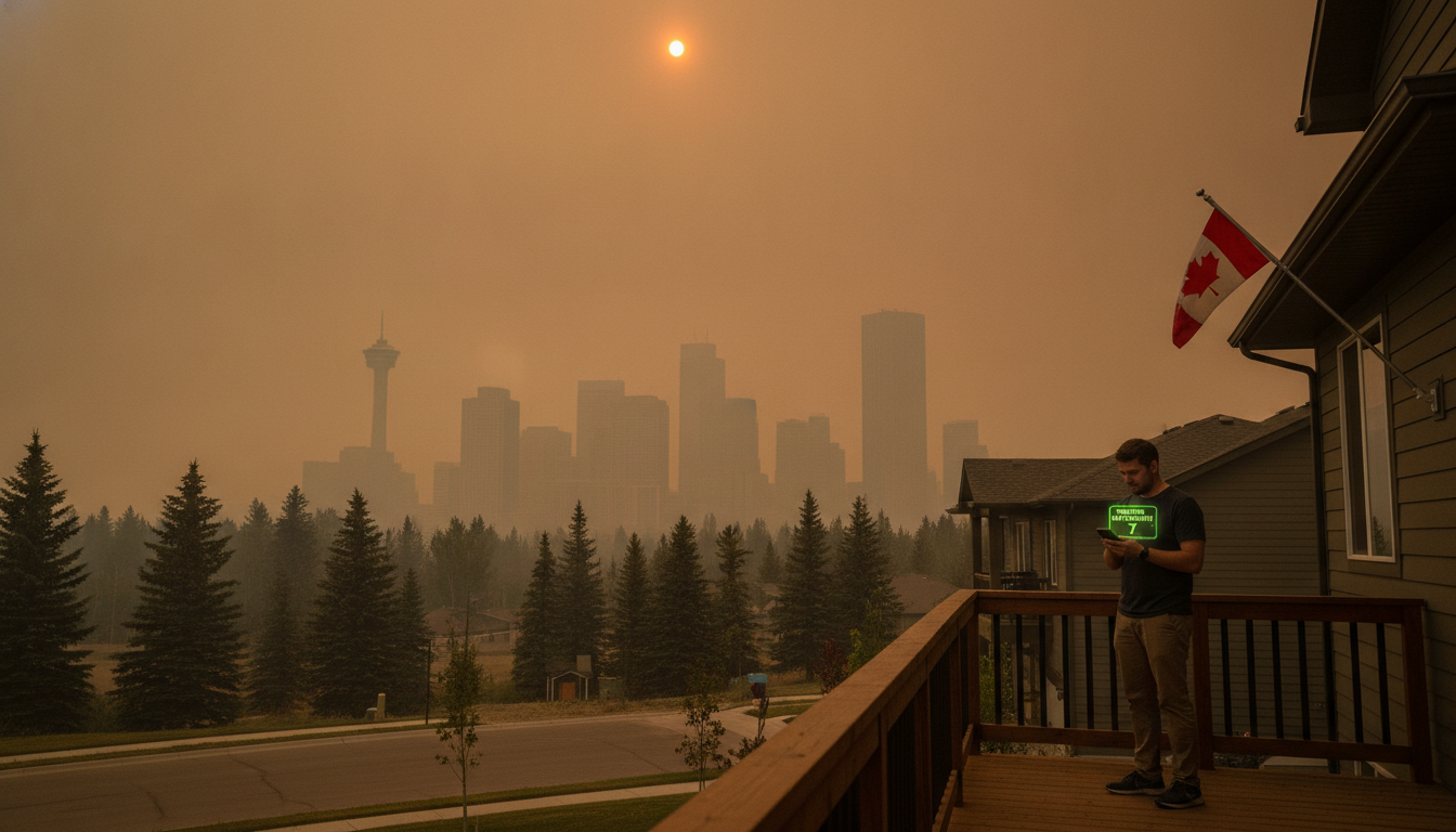 Learn how to check Calgary's AQHI, reduce smoke indoors, and protect your family during wildfire season. Practical steps