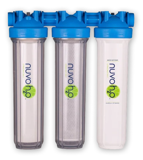 Nuvo H2O Manor Whole Home Trio Water Softener + Filtration Systems