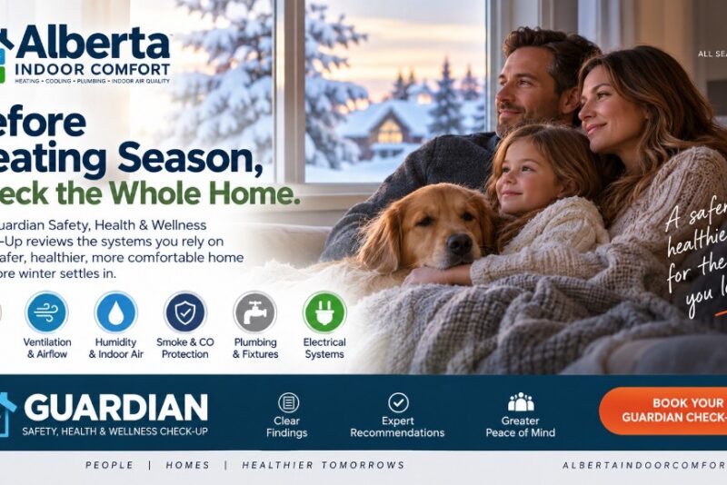 Calgary family preparing for winter at home â€” whole-home safety inspection