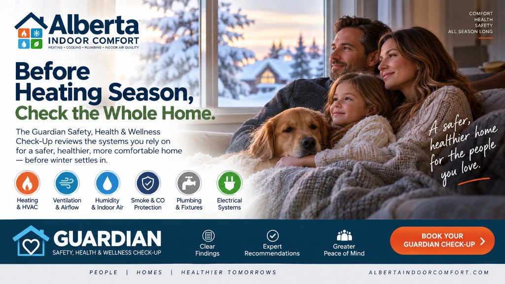 Calgary family preparing for winter at home â€” whole-home safety inspection