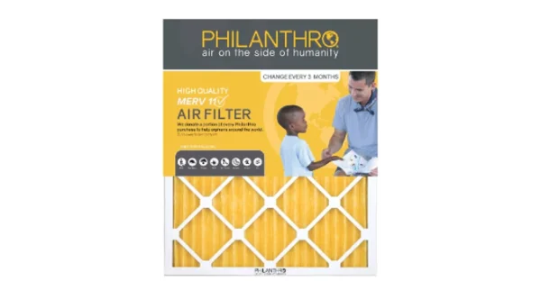 Philanthro 16201M11 (4-Pack) - 16" x 20" x 1" Furnace Filter, MERV 11